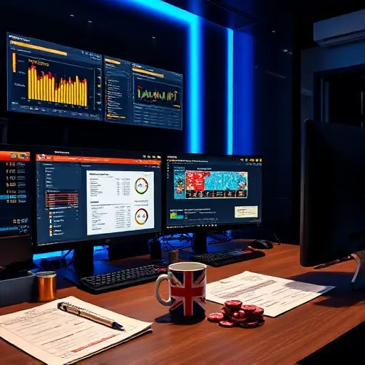 Online casino business startup concept