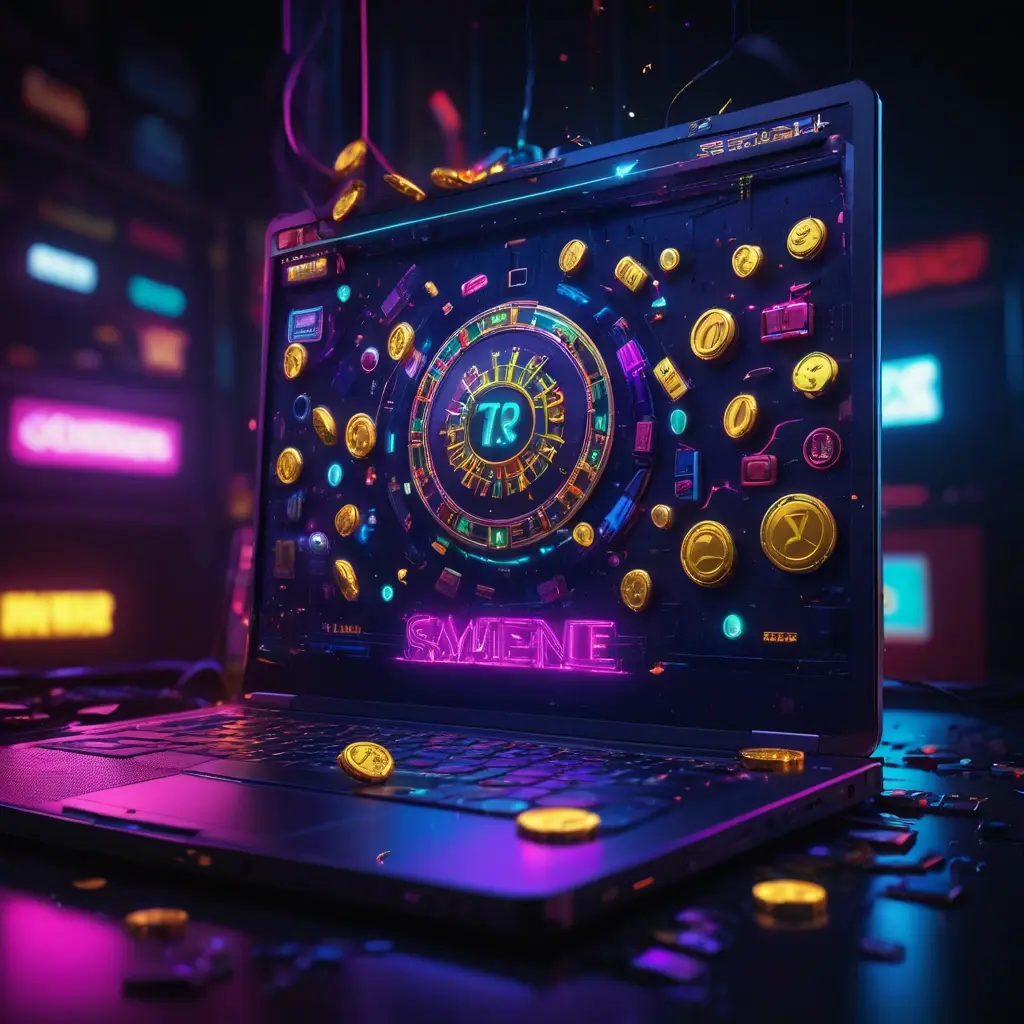 Casino dashboard interface showing growth metrics and professional analytics